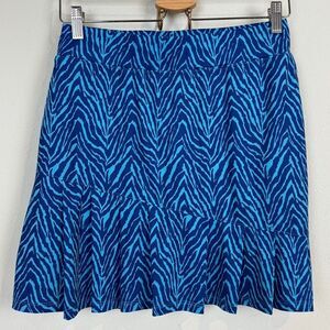 Court Haley Blue Zebra Athletic Skort S